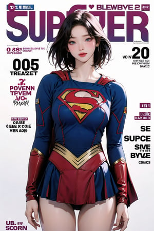 1girl, thigh up, looking at viewer, ((supergirl costume, magazine cover, )) hairstyle, detailed clothes, ultra detailed, profesional lighting, 2D artstyle,



johyun, wyntracy, hine, hakil, htt, chimai, sim, yuong01, sana, QA, aespakarina, huondey,kn,jisoo,powergirl2,