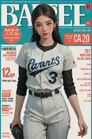 ((baseball girl,)) 1girl, standing, looking at viewer, magazine cover, hairtied, hair ornament, baseball helmet, ultra detailed, profesional lighting, artstyle, green background, 


johyun, wyntracy, hine, hakil, htt, chimai, sim, yuong01, sana, QA, aespakarina, huondey,kn,jisoo, 