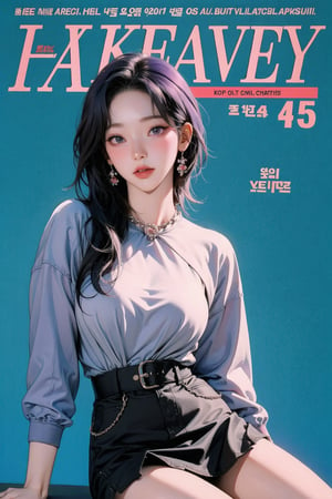 1girl, thigh up, looking at viewer, ((kpop idol outfit,)) styled clothes, hairstyle, purple hair, cinematic lighting, cinematic composition, hairstyle, magazine cover, green background, 2D artstyle,



johyun, wyntracy, hine, hakil, htt, chimai, sim, yuong01, sana, QA, aespakarina, huondey,kn,jisoo