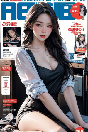 1girl, looking at viewer, kpop idol, styled outfit, on stage, professional lighting, different hairstyle, coloful, magazine cover, best quality, masterpiece, wyntracy,huondey,haohaoulz