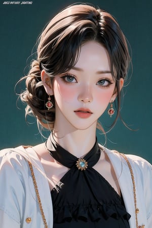 1girl, ooking at viewer, ((kpop idol outfit,)) styled clothes, hairstyle, different hair color, cinematic lighting, cinematic composition, hairstyle, magazine cover, green background, photo realistic,



johyun, wyntracy, hine, hakil, htt, chimai, sim, yuong01, sana, QA, aespakarina, huondey,kn,jisoo