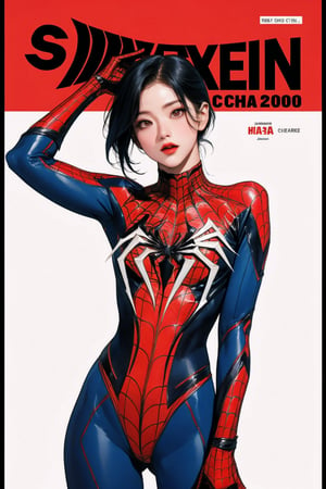 1girl, thigh up body, ((spiderman costume,)) looking at viewer, cinematic lighting, cinematic composition, hairstyle, magazine cover, 2D artstyle,



johyun, wyntracy, hine, hakil, htt, chimai, sim, yuong01, sana, QA, aespakarina, huondey,kn,jisoo