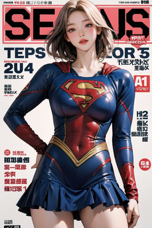 1girl, thigh up, looking at viewer, ((supergirl costume, magazine cover, )) hairstyle, detailed clothes, ultra detailed, profesional lighting, 2D artstyle,



johyun, wyntracy, hine, hakil, htt, chimai, sim, yuong01, sana, QA, aespakarina, huondey,kn,jisoo,powergirl2,