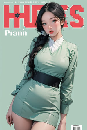 1girl, thigh up, looking at viewer, magazine cover, hairtied, hair bow, ultra detailed, profesional lighting, green background, 


johyun, wyntracy, hine, hakil, htt, chimai, sim, yuong01, sana, QA, aespakarina, huondey,kn,jisoo, 