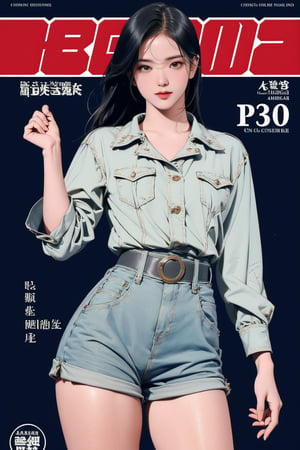 1girl, thigh up body, standing, looking at viewer, detailed clothes, ultra detail, accurate color reproduction, best quality, professionally color graded, artwork, blurring effect, professional lighting, sanatw, magazine cover,sim,chimai,aespakarina,jisoo