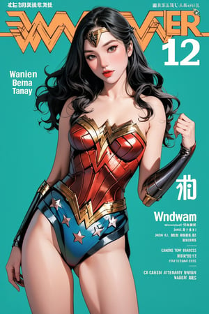 ((wonder woman,)) 1girl, thigh up, standing, looking at viewer, magazine cover, hairtied, hair bow, ultra detailed, profesional lighting, green background, 


johyun, wyntracy, hine, hakil, htt, chimai, sim, yuong01, sana, QA, aespakarina, huondey,kn,jisoo, 