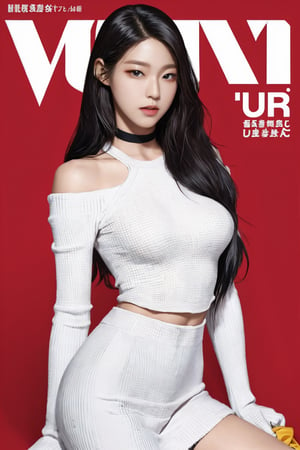 thigh up body, ultra detailed beautiful face, 1girl, looking at viewer, styled clothes and pose, ultra detailed, best quality, sharp focus, natural lighting, mthanhh,magazine cover,mthanhh,seolhuyn