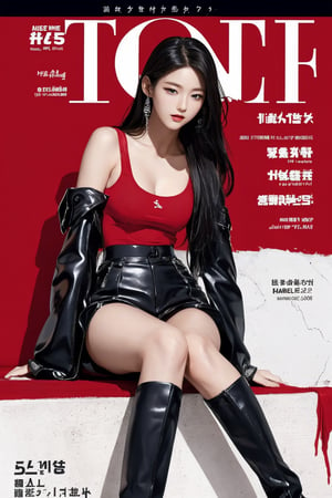 ((thigh up body,)) ultra detailed beautiful face, 1girl, looking at viewer, styled clothes and pose, ultra detailed, best quality, sharp focus, natural lighting, mthanhh,magazine cover,mthanhh,seolhuyn