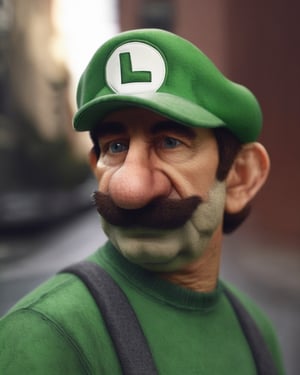 photo portrait of Luigi in real life, real