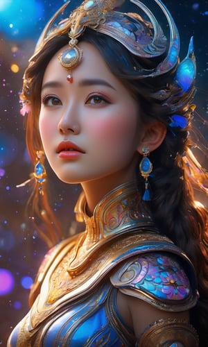 masterpiece, best quality, (extremely detailed CG unity 8k wallpaper, masterpiece, best quality, ultra-detailed, best shadow), (detailed background), (beautiful detailed face, beautiful detailed eyes), High contrast, (best illumination, an extremely delicate and beautiful),1girl,((colourful paint splashes on transparent background, dulux,)), ((caustic)), dynamic angle,beautiful detailed glow,full body,beautymix,Renaissance Sci-Fi Fantasy