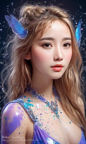 masterpiece, best quality, (extremely detailed CG unity 8k wallpaper, masterpiece, best quality, ultra-detailed, best shadow), (detailed background), (beautiful detailed face, beautiful detailed eyes), High contrast, (best illumination, an extremely delicate and beautiful),1girl,((colourful paint splashes on transparent background, dulux,)), ((caustic)), dynamic angle,beautiful detailed glow,full body,beautymix,Renaissance Sci-Fi Fantasy,Sci-fi ,casting spell,IncrsXLRanni