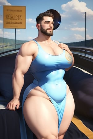 (masterpiece), 3d best quality, handsome charming beard man , short hairs, beautiful smiling, extra wide chest, extra fat pecs, slim tummy, hourglass body shape waistline, curvy wide hips, curvy body shape, perfect wide round fat ass, beefy wide and curvy fat thighs, wearing sexy dress, in the room, laying down, showing ass,mature
