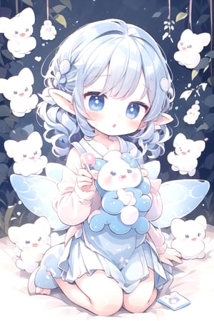 acrylic color, cute, kawaii, (fuwafuwa illustration:1.6),
BREAK
fairy