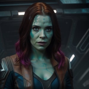 An image of the female character Nebula from Guardians of the Galaxy