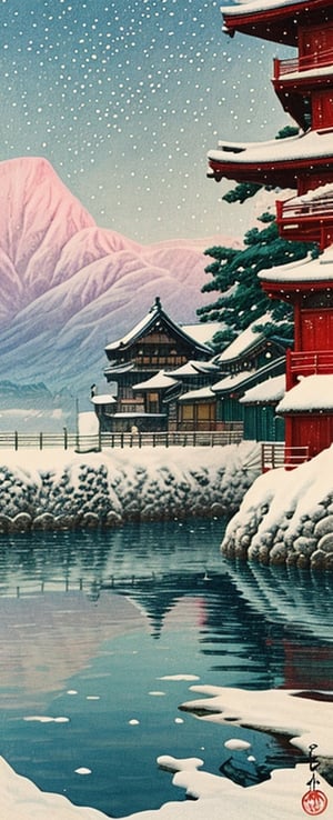 best quality, masterpiece, ultra detailed, highres, RAW image),
🎍,❄️,羽子板市,浅草,酉の市,
windy, 
vibrant colors, bold colors, ,ukiyo-e