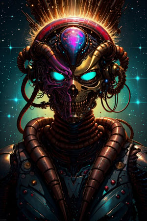 ultra high resolution, surreal, official art, divine nature, elegant and royal, red and yellow, aliens, terminator, predator, complex detailed, medium shot, Holiness, Chaos, charming, majestic, beautiful Psychedelia, Madness, Highly detailed, intricate, midjourney, xyzabcplanets, scenery, Color magic,Realism