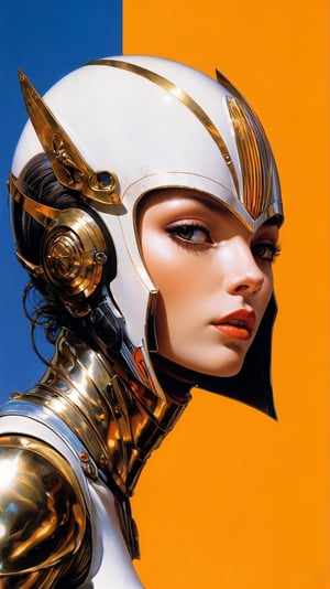 art by Masamune Shirow, art by J.C. Leyendecker, art by simon bisley, a masterpiece, stunning beauty, hyper-realistic oil painting, star wars female alien creatures, a portrait picture, incredible detail, 