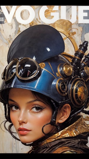 art by Masamune Shirow, art by J.C. Leyendecker, art by simon bisley, art by ralph steadman, a masterpiece, stunning beauty, hyper-realistic oil painting, star wars alien creatures, a portrait picture, incredible detail, fantasy portrait, smooth skin,  kaleidoscope graffiti background, Vogue, artint, frutiger, 