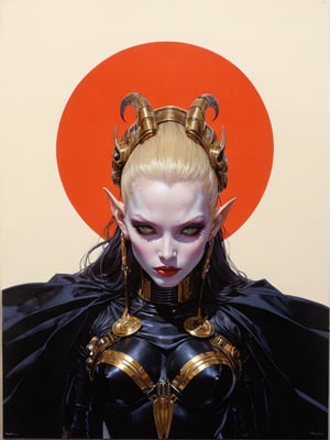 art by Masamune Shirow, art by J.C. Leyendecker, art by simon bisley, a masterpiece, stunning beauty, hyper-realistic oil painting, a star wars alien creature,  loose clothing, a portrait picture, incredible detail, 