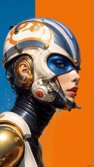 art by Masamune Shirow, art by J.C. Leyendecker, art by simon bisley, art by ralph steadman, a masterpiece, stunning beauty, hyper-realistic oil painting, star wars alien creatures, a portrait picture, incredible detail, fantasy portrait, alien skin, breathing apparatus, fish like skin, eel like noses, graffiti background, 