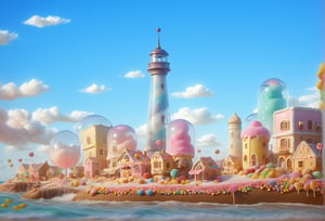 (Masterpiece,  best quality:1.3),  highly detailed,  fantasy,  ,  8k,  tilt shift,  sweetscape,  dynamic,  cinematic,  ultra-detailed,  stunning portrait candy village,  sweets,  fantasy,  gorgeous,  digital illustration,  beautiful composition,  intricate details,  highly detailed,  volumetric,  tropical beach,  seaside,  fruit,  cotton candy,  sky,  grass,  cloud,  cookie,  sugar,  dramatic lighting,  beautiful,  drip,  sparkle,  rounded corners,  food,  cute,  glitter,  bubble,  see-through,  transparent,  scenery,  (no humans),  shimmer,  drizzle,  beautiful,  (shiny:1.2),  various colors,  bloom:0.4,  extremely detailed,  gradients), more detail XL,,