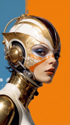 art by Masamune Shirow, art by J.C. Leyendecker, art by simon bisley, art by ralph steadman, a masterpiece, stunning beauty, hyper-realistic oil painting, star wars alien creatures, a portrait picture, incredible detail, fantasy portrait, alien skin, breathing apparatus, fish like skin, eel like noses, graffiti background, 