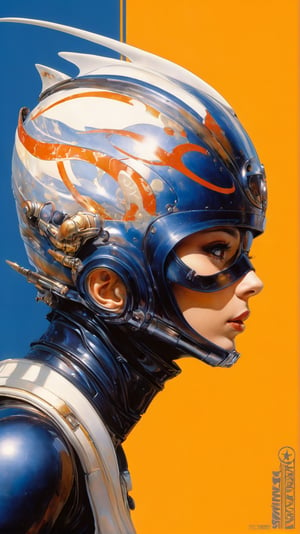 art by Masamune Shirow, art by J.C. Leyendecker, art by simon bisley, art by ralph steadman, a masterpiece, stunning beauty, hyper-realistic oil painting, star wars alien creatures, a portrait picture, incredible detail, fantasy portrait, alien skin, breathing apparatus, fish like skin, eel like noses, graffiti background, 