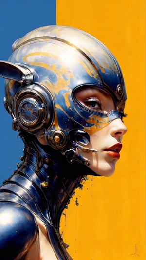 art by Masamune Shirow, art by J.C. Leyendecker, art by simon bisley, art by ralph steadman, a masterpiece, stunning beauty, hyper-realistic oil painting, star wars alien creatures, a portrait picture, incredible detail, fantasy portrait, alien skin, breathing apparatus, fish like skin, eel like noses, graffiti background, 