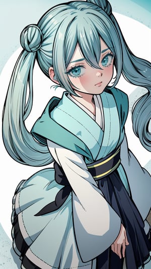 (masterpiece, best quality), ray tracing, absurdres,hatsune miku, aino,, 1girl, hanfu, solo, twintails, aqua eyes,aqua hair, hair bun, red ribbon,hair between eyes,long hair, double bun, shawl, looking at viewer,, sash, dress, hagoromo,outdoors,,blush,, ,
