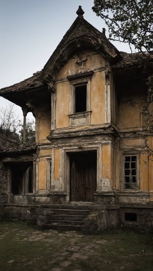 The old house, with its sagging roof and cracked walls, becomes a portal to a bygone era. As the night unfolds, the boundary between the living and the spectral begins to blur, and the tales of the past awaken, whispering through the corridors like phantoms longing to be heard once more.