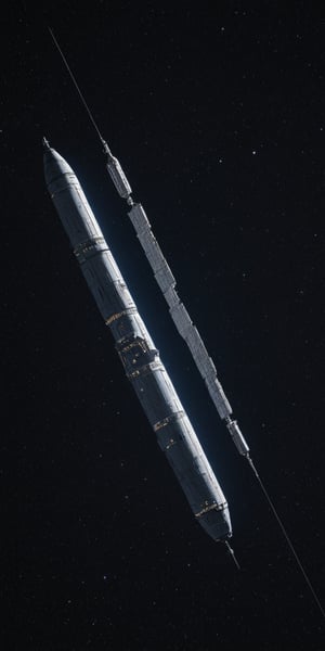 A majestic, gargantuan spacecraft, reminiscent of the Star Wars saga, majestically traverses the vast expanse of space, its intricately textured surface glistening under the soft glow of distant stars. The spaceship's hull bears a bold, metallic inscription: ((text "8000 LIKES" text)), standing out against the inky blackness like a beacon of intergalactic fame.