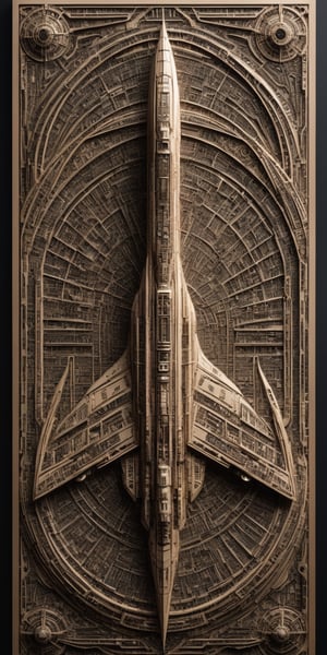 A spectacular and powerful spaceship, in the style of Star Wars, full of intricate details, sails through the confines of space and, engraved on its shiny hull, the following ((text "8000 LIKES" text)) appears.