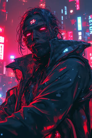 glamour shot of samurai, the Cyberpunk samurai, surrounded by city neon lighting, realistic, realistic, morbide, dark, very detailed, rendered in octane, wet, dense atmospheric, epic, dramatic, empty, creepy, trail cam footage, photorealistic, hyperornate details, photographed by Irakli Nadar and Reylia Slaby, bokeh, particuls, ultra detail, sf, intricate artwork masterpiece, ominous, matte painting movie poster, golden ratio, trending on cgsociety, intricate, epic, trending on artstation, by artgerm, h. r. giger and beksinski, highly detailed, vibrant, production cinematic character render, ultra high quality model
