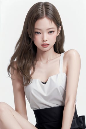  blonde 1girl, thigh up body, looking at viewer, styled clothes, high quality, highres, 8k, accurate color reproduction, dark simple background, best quality, photo by Canon 5d, 50mm ZEISS lens, sharp focus, natural lighting, profesional and intricate lighting, wide angle, jennie,jennie