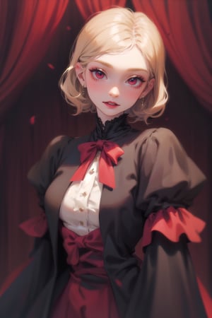 cute vampire wearing victorian clothes