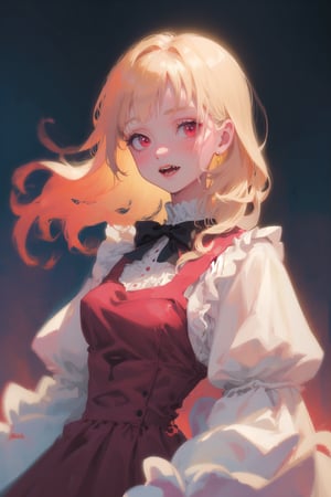 cute vampire wearing victorian clothes