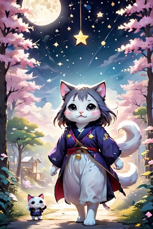 FelineFurry Meet Mochi in the land of Boo, the adorable feline furry with whiskers that twinkle like stars. Join Mochi in a heartwarming adventure through a whimsical world.
,Comic Book-Style 2d, Land Of Boo