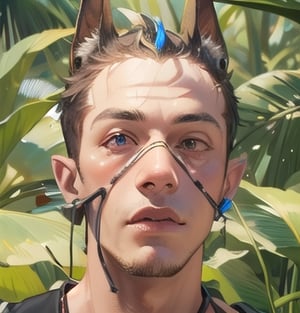 Anubis_Citron_OC, photorealistic,{(((ear)))},1male