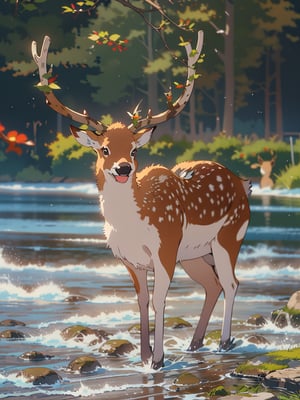 anime style deer