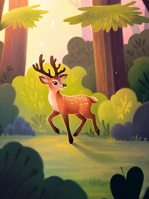 illustration of deer