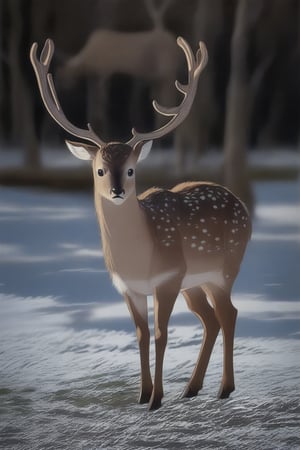 anime style deer