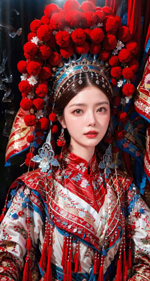 1girl,face,white background,a close up of a woman with a tia on her head, intricate ornate anime cgi style, 4 k detail fantasy, anime cgi, cinematic goddess close shot, inspired by Li Mei-shu, a beautiful fantasy empress, inspired by Lan Ying, smooth anime cg art, close up character, hyperdetailed fantasy character, game cg, ruan jia and artgerm 
