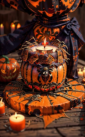 (Masterpiece, Best Quality: 1.2), Decorations
Halloween, Halloween Pumpkin, Spider-Man Spider Web, Spider-Man Spider, Skeleton Halloween Candle
