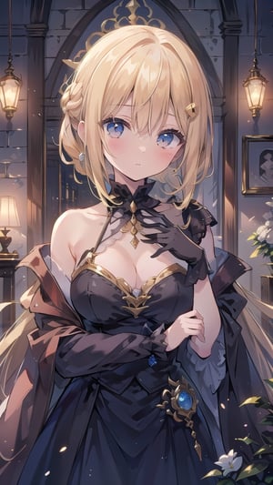 Elegantism, opulent scene, full portrait of a Victorian lady, heroic, black clothes, gold trim, castle, head and shoulders portrait, 8k resolution. (masterpiece, top quality, best quality, official art, beautiful and aesthetic:1.2), (1girl:1.4), upper body, blonde hair, portrait, extreme detailed, ,Leonardo Style,DonMF41ryW1ng5XL,yoshino himekawa, glass slippers,
Full body
