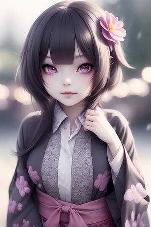 Anime ,hentai,(beautiful detailed face, beautiful detailed eyes),(((best quality,masterpiece))),(a beautiful girl,(flower pattern) kimono),(anime style),(Snow cover,night_sky ,fireworks,Matsuri, nature view),more detail XL,EpicSky,cloud,brown hair, purple eyes, (((Open shirts))), ,shiro \(no game no life\),megumin_konosuba,mikan yuuki