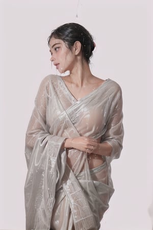 wet hair,SoakingWetClothes,  ((wet clothes, wet hair, bathing in water, face focused, skin pores, saree, wet saree, blouse, water dripping clothes and skin))

,wet hair,SoakingWetClothes,Detailedface