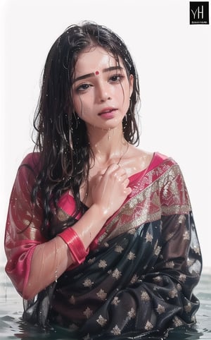 wet hair,SoakingWetClothes,  ((wet clothes, wet hair, bathing in water, face focused, skin pores, saree, wet saree, blouse))

,wet hair,SoakingWetClothes,Detailedface