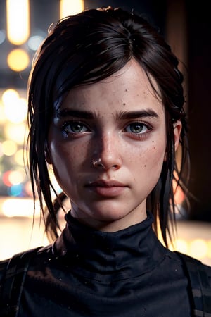 A stunning intricate full color portrait of zaraZof1, wearing a black turtleneck, epic character composition, by Ssunbiki, alessio albi, nina masic, sharp focus, natural lighting, subsurface scattering, f2, 35mm