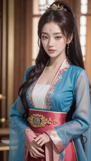 tienhiep, hanfu,
(Hands:1.1), better_hands, realhands
1girl, solo, long hair, black hair, hair ornament, long sleeves, upper body, flower, see-through, blurry background, facial mark, chinese clothes, forehead mark, realistic, hanfu, tienhiep,jwy1,Young beauty spirit ,Miss Grand International,jisoo,SGBB,lisa