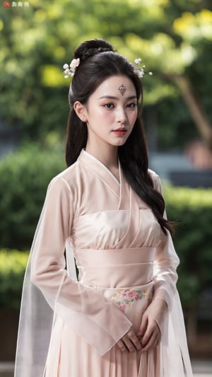 tienhiep, hanfu,
(Hands:1.1), better_hands, realhands
1girl, solo, long hair, black hair, hair ornament, long sleeves, upper body, flower, see-through, blurry background, facial mark, chinese clothes, forehead mark, realistic, hanfu, tienhiep,jwy1,Young beauty spirit 